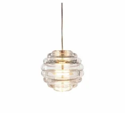 Suspension, Press Mini Sphère, transparent, LED, dim, 2700K, 680 lm, Ø14,5cm, H14,5cm - Tom Dixon