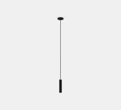 Suspension, Prolix encastré, noir, LED, dim, 2700k, 217 lm, Ø20cm, H3,8cm - LEDs C4