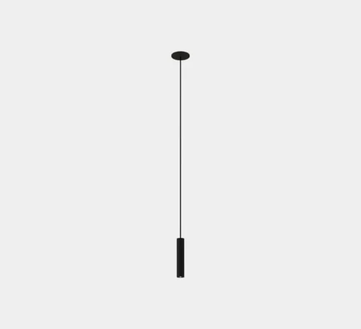 Suspension, Prolix encastré, noir, LED, dim, 2700k, 217 lm, Ø20cm, H3,8cm - LEDs C4