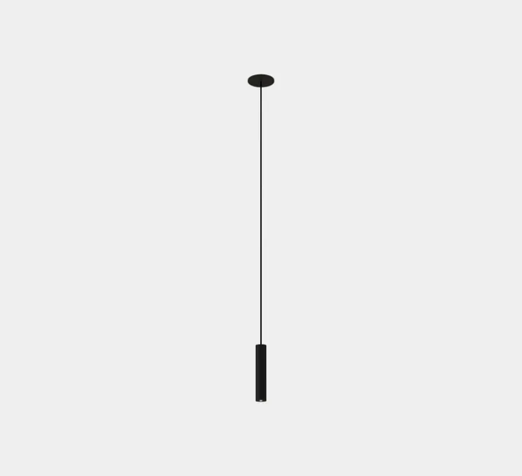 Suspension, Prolix encastré, noir, LED, dim, 2700k, 217 lm, Ø20cm, H3,8cm - LEDs C4