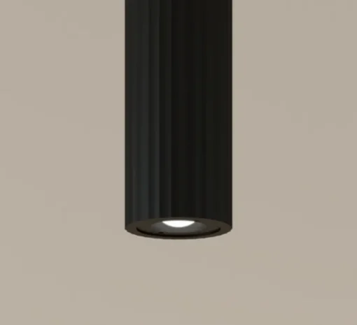Suspension, Prolix encastré, noir, LED, dim, 2700k, 217 lm, Ø20cm, H3,8cm - LEDs C4