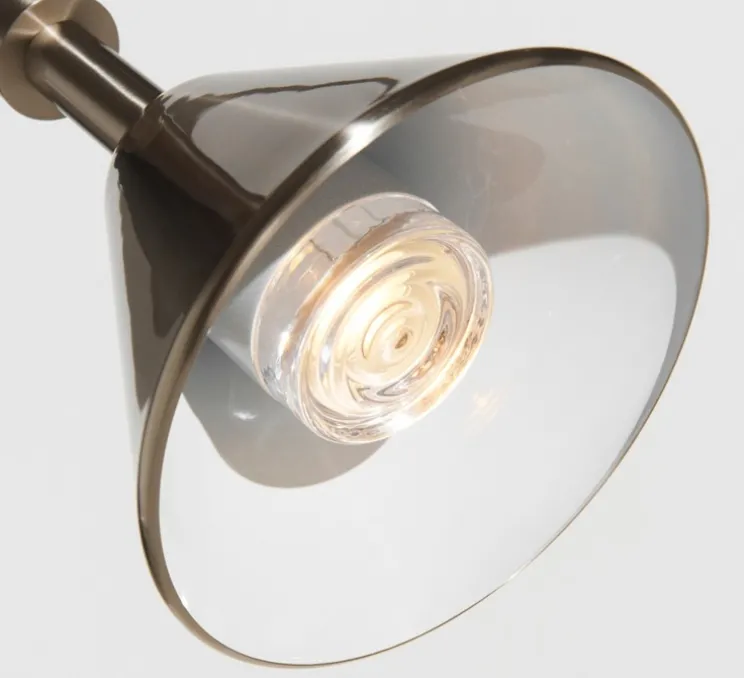 Suspension, Pyl, grande, acier, LED, dim, 2700K, 970 lm, Ø21,6cm, H110cm - Petite Friture