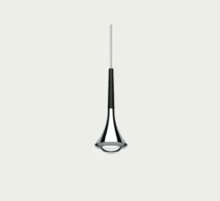 Suspension, Rain sans rosace, chrome & noir mat, LED, dim, 2700K, 1280 lm, Ø8,5cm, H21cm - Lodes