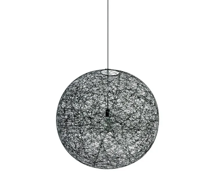 Suspension, Random Light II, Medium, noir, LED,2700k, 800lm, Ø80cm - Moooi