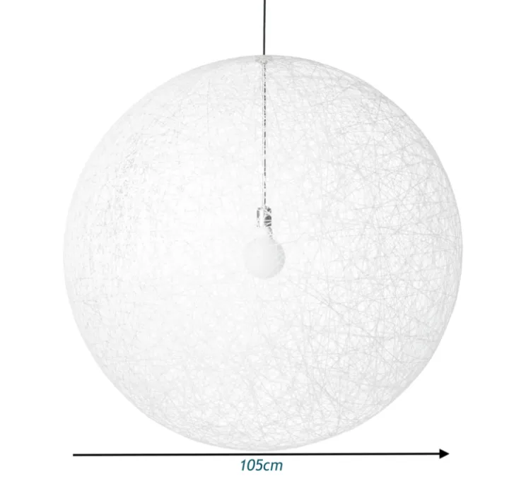 Suspension, Random Light II, Large, blanc, Ø105cm, H105cm - Moooi