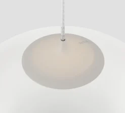 Suspension, Random solo 28 sans rosace, blanc givré, LED, dim, 3000K, 160 lm, Ø28cm, H28,7cm - Lodes