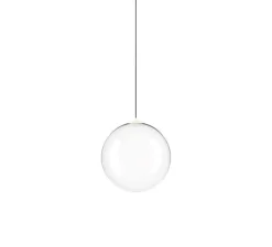 Suspension, Random solo 12 sans rosace, transparent, LED, dim, 3000K, 160 lm, Ø12cm, H12,7cm - Lodes