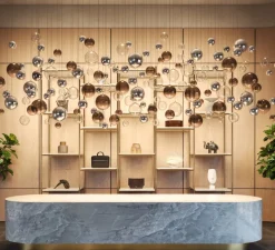 Suspension, Random solo 12 sans rosace, transparent, LED, dim, 3000K, 160 lm, Ø12cm, H12,7cm - Lodes