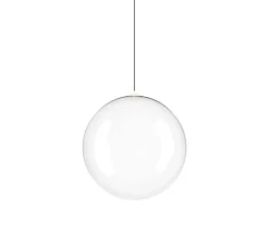 Suspension, Random solo 18 sans rosace, transparent, LED, dim, 3000K, 160 lm, Ø18cm, H18,7cm - Lodes