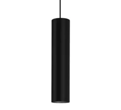 Suspension, Ray 3.0 LED, sans rosace, noir, LED, dim, 3000K, 425 lm, Ø6,7cm, H30cm - Wever&Ducré