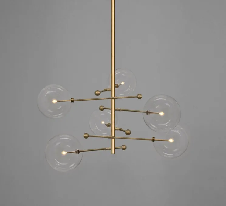 Suspension, RD15 6 Arms, laiton, Ø138,9cm, H83,9cm - Schwung