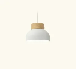 Suspension, Reiko flat, blanc mat, Ø21cm, H15cm - Robin