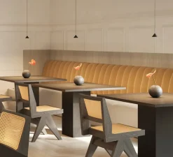 Suspension, Rendez-vous avec rosace, noir, LED, 2700K, 103 lm, Ø7cm, H4,2cm - Panzeri