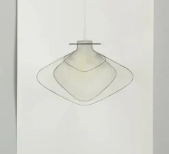 Suspension, Repose 400, blanc & noir, Ø40cm, H27cm - lyfa