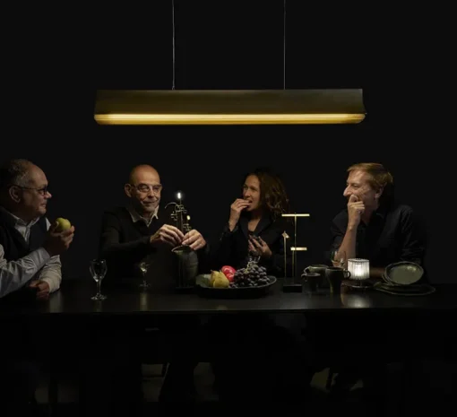 Suspension, Respiro 1200, or, 2700K, 3400lm, L120cm, H15cm - DCW éditions