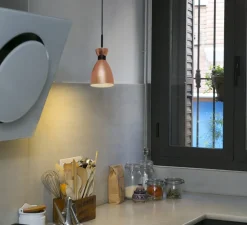 Suspension, Retro, cuivre, H12cm - FARO