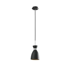 Suspension, Retro, noir et or, H12cm - FARO