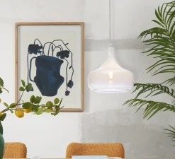 Suspension, Reykjavik L, blanc laiteux dégradé , Ø25cm, H25cm - It's about Romi