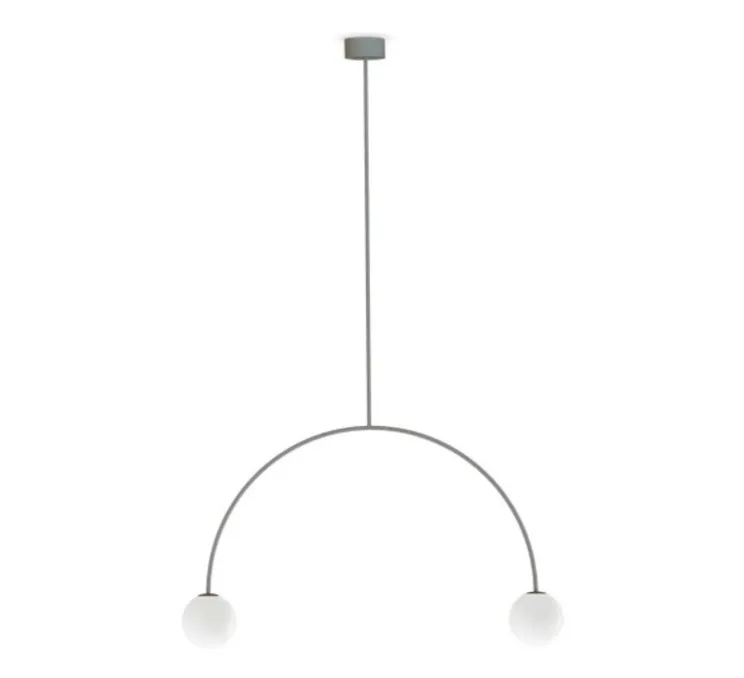 Suspension, Riga 50, vert olive, L50cm, H33cm - Robin