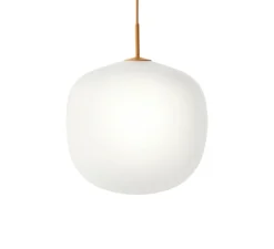 Suspension, Rime, orange, opalin, Ø45cm, H55,5cm - Muuto