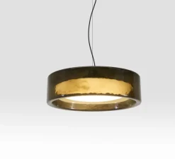 Suspension, Ringo 70, fumé foncé, LED, dim, 2700-3000-4000K, 3205 lm, Ø70cm, H21cm - Marset