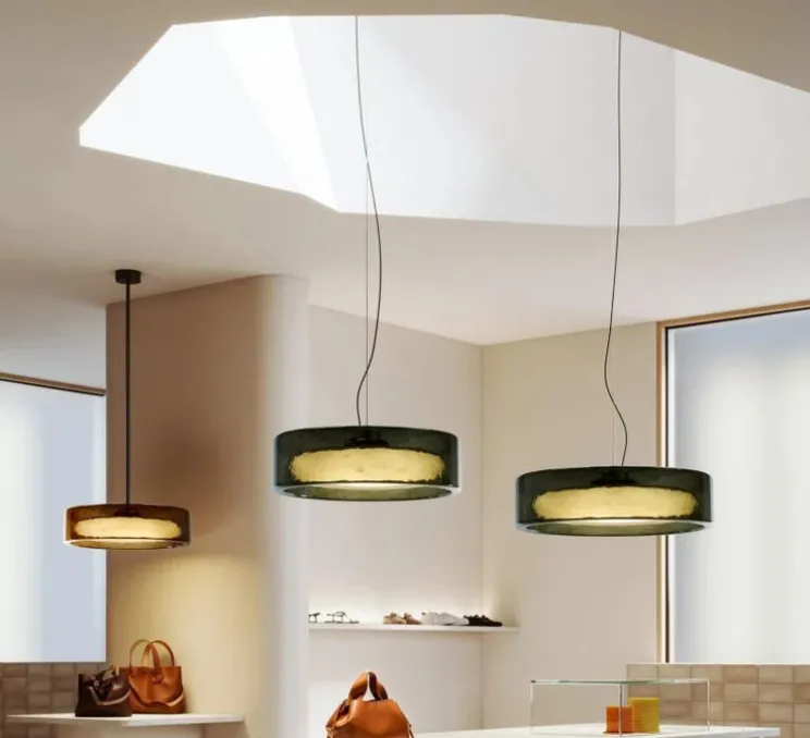 Suspension, Ringo 70, vert, LED, dim, 2700-3000-4000K, 3205 lm, Ø70cm, H21cm - Marset