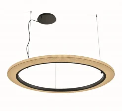 Suspension, Roda S/150, crème, LED, dim, 2700K, 2910 lm, Ø150cm, H6cm - Bover