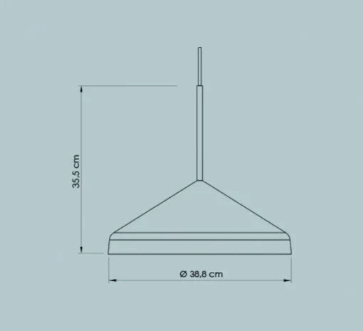 Suspension, Rofe, pêche, Ø38,8cm, H35,3cm - Easy Light by Carpyen