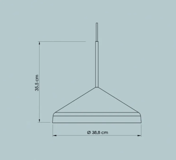 Suspension, Rofe, pêche, Ø38,8cm, H35,3cm - Easy Light by Carpyen