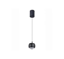 Suspension, Roller, noir, LED, dim, 3000K, 1000 lm, Ø9,6cm, H7,7cm - Mantra