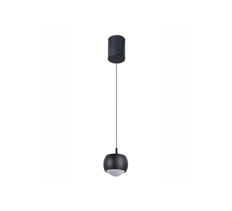 Suspension, Roller, noir, LED, dim, 3000K, 1000 lm, Ø9,6cm, H7,7cm - Mantra