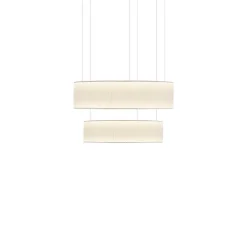 Suspension, Ronde X2, blanc, LED, dim, 2700K, 2858 lm, Ø80cm, H43,5cm - Dix heures dix