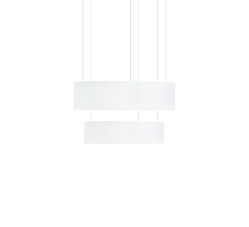 Suspension, Ronde X2, blanc, LED, dim, 2700K, 2858 lm, Ø80cm, H43,5cm - Dix heures dix