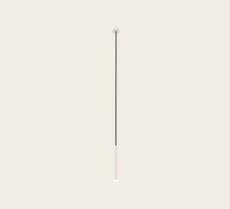 Suspension, Rose 25, blanc mat, Ø4cm, H25cm - Robin