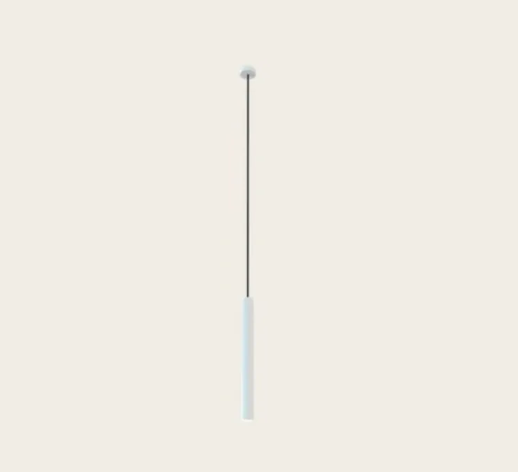 Suspension, Rose 40, blanc mat, Ø4cm, H40cm - Robin