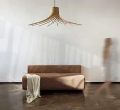 Suspension, ROTOND XXL, naturel,bouleau, Ø150cm, H50cm - Piatoni