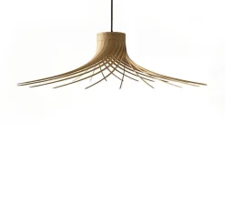 Suspension, ROTOND XXL, naturel,bouleau, Ø150cm, H50cm - Piatoni