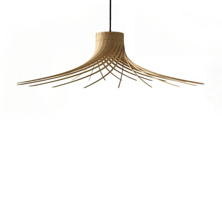 Suspension, ROTOND XXL, naturel,bouleau, Ø150cm, H50cm - Piatoni