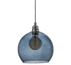 Suspension, ROWAN 22, Bleu profond, Ø22cm, H22cm - Ebb and flow