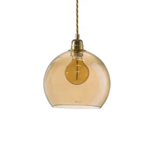 Suspension, ROWAN 22, Or fumé, Ø22cm, H22cm - Ebb and flow