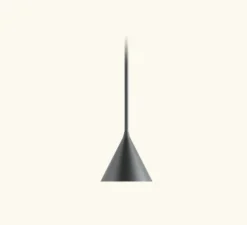 Suspension, Rubi Mono, noir et or, Ø20cm, H82cm - Robin