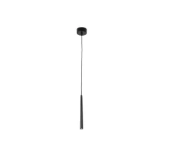 Suspension, Sabi, noir, LED, 2700K, 280 lm, Ø2,5cm, H25cm - Faro