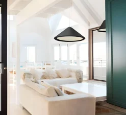 Suspension, Saigon IN, noir, E27, Ø70cm, H27,5cm - Faro