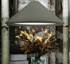 Suspension, Saigon IN, vert olive, E27, Ø130cm, H76cm - Faro