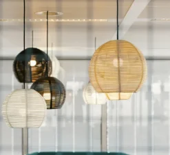Suspension, Sangha 50, blanc, Ø50cm, H39cm - Dark