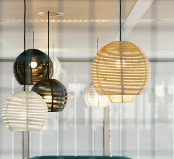 Suspension, Sangha 50, blanc, Ø50cm, H39cm - Dark