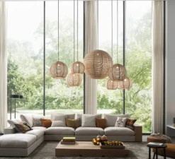 Suspension, Sangha 50, blanc, Ø50cm, H39cm - Dark
