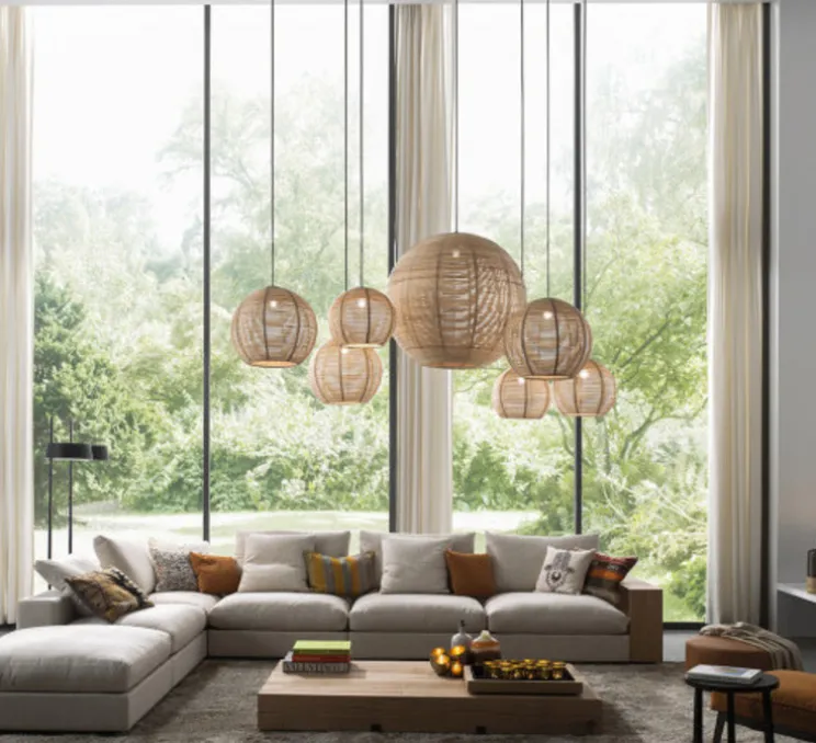 Suspension, Sangha 50, blanc, Ø50cm, H39cm - Dark