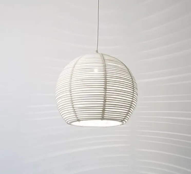 Suspension, Sangha 40, blanc, Ø40cm, H31cm - Dark