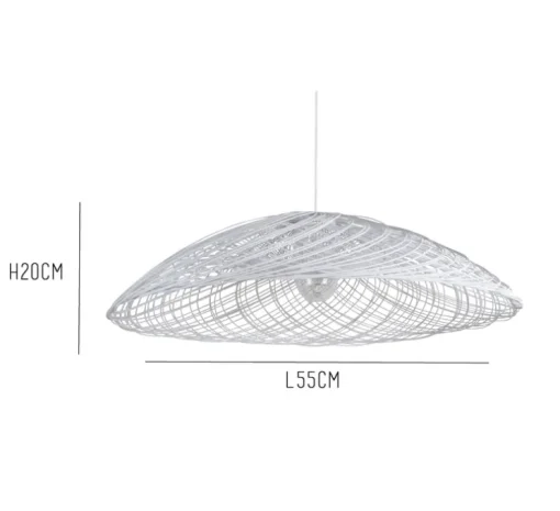 Suspension, Satelise S, blanc, Ø55cm, H20cm - Forestier